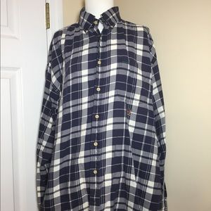 Vintage Tommy Hilfiger plaid button up XL